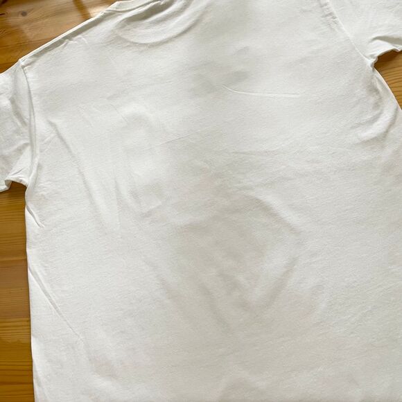 VANS T-Shirt Rainbow Logo Classic White 100% Cotton Unisex Large - Picture 10 of 11